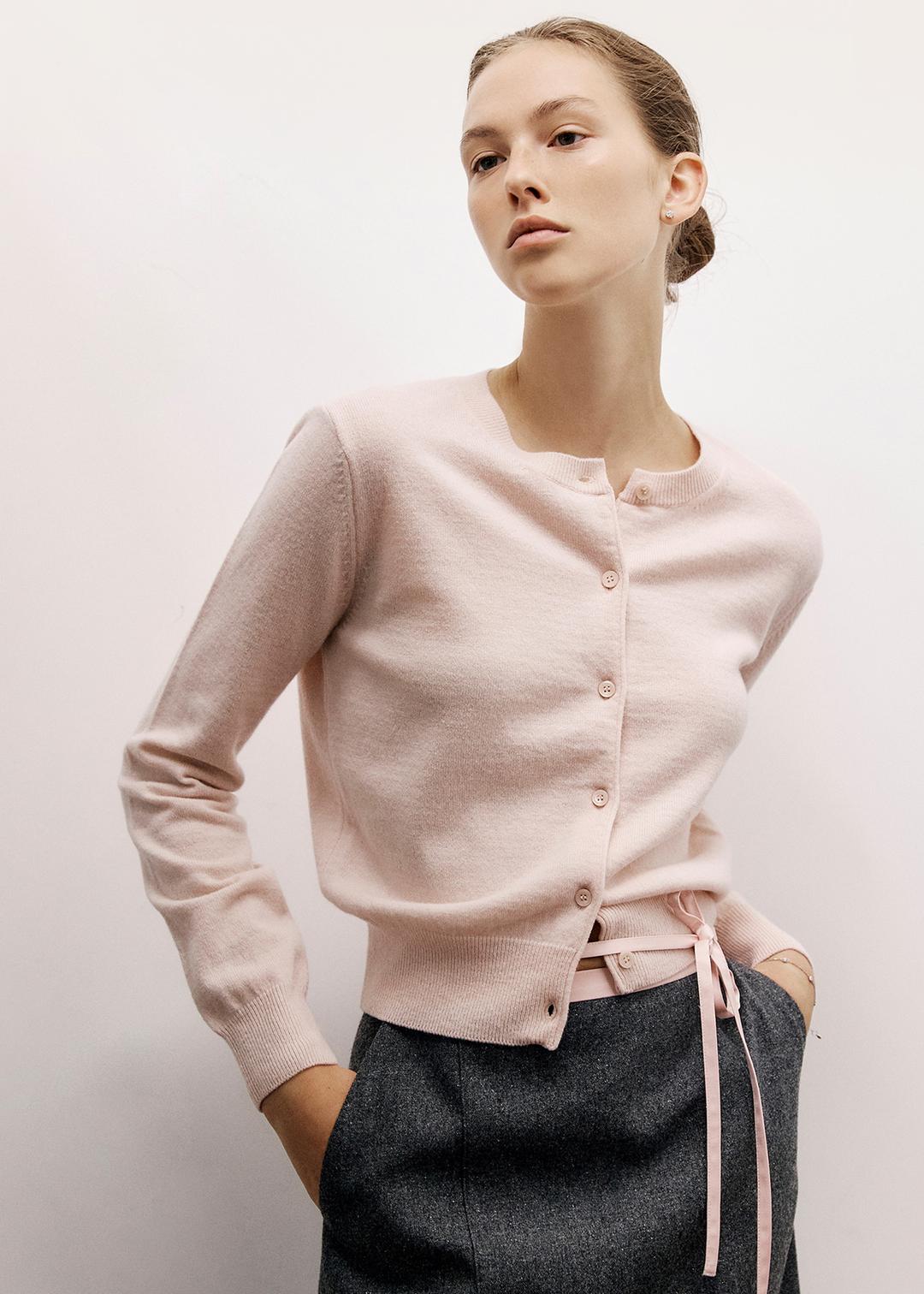 메이 울 라운드 가디건