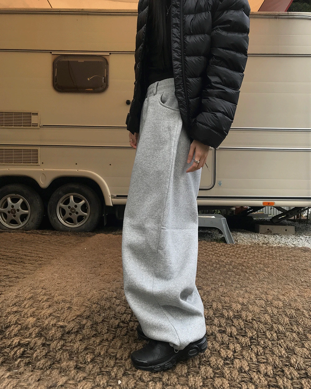 [unisex] 톰 투웨이 기모 트레이닝 팬츠