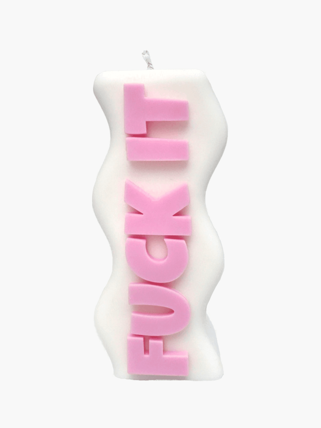 WAVEY CASAFuck it candle - White