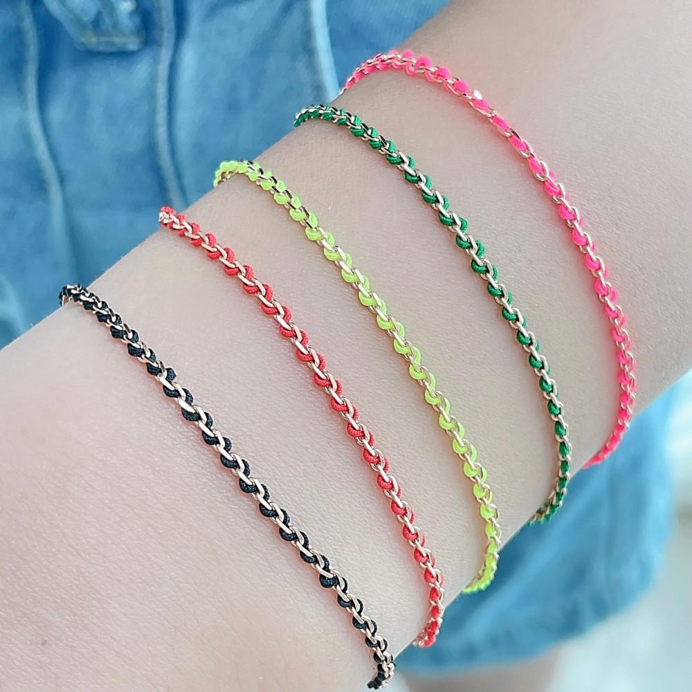 14k 18k 실팔찌 매듭 체인 금팔찌