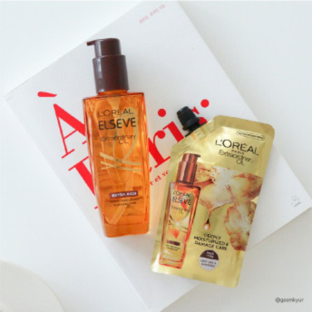 엑스트라 오디네리 오일 100ml + 리필 파우치 90ml +오일샤쉐 5장