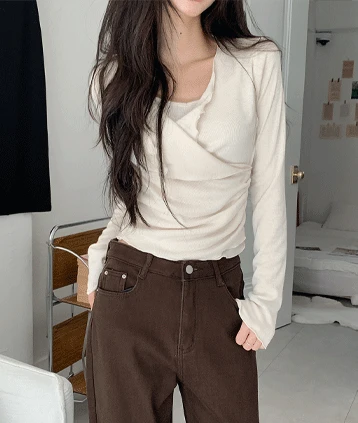 [기모🔥5%할인] 아일라set (허리잘록✨기모티셔츠,말라핏,랩티셔츠,나시세트)