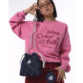 티피코시 23SS 셀럽착용 포피 데님 퀼팅 체인 미니 크로스백 TPBA3E101B1