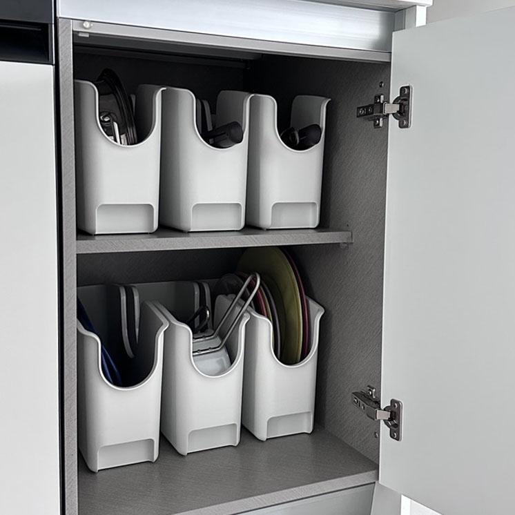 U형 주방 바퀴 정리함 싱크대 하부장 수납함