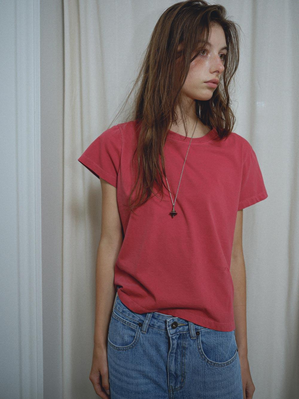 Pigment Logo T-shirt ( red )