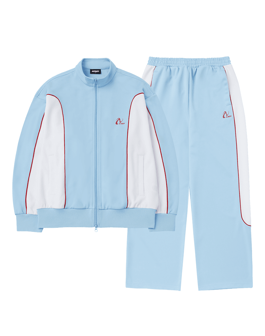 라인 트랙 세트 스카이블루