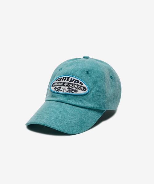 WAPPEN WASHED BALL CAP (DARK MINT)