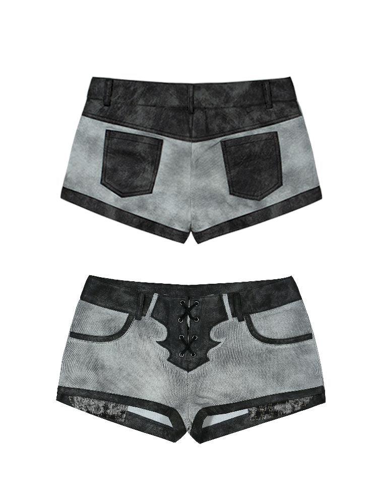 Low Waist Shorts Two Wear Leggings【s0000011805】