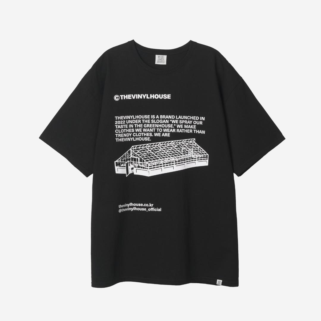 [KREAM Exclusive] Thevinylhouse Slogan Lettering T-Shirt Black