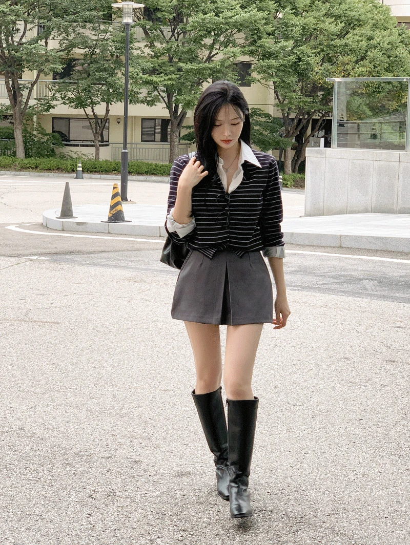 [가을신상🍂] 키엘 하프 스커트팬츠