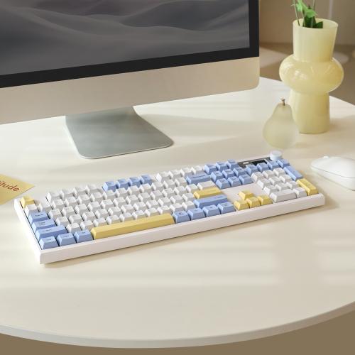 AS104 유무선 블루투스 저소음 게이밍 기계식 키보드