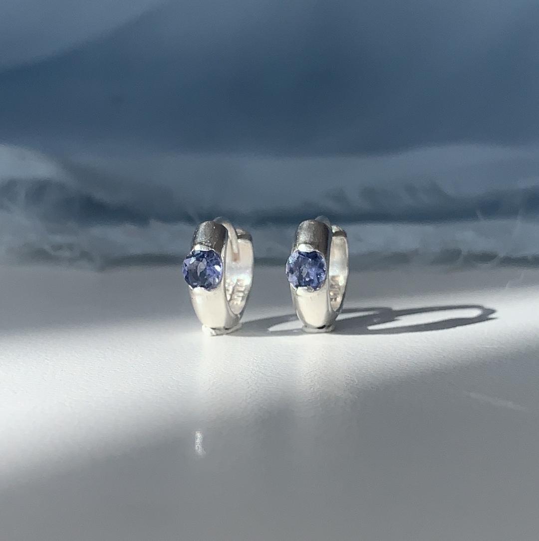 Round 4mm earring (4colors)