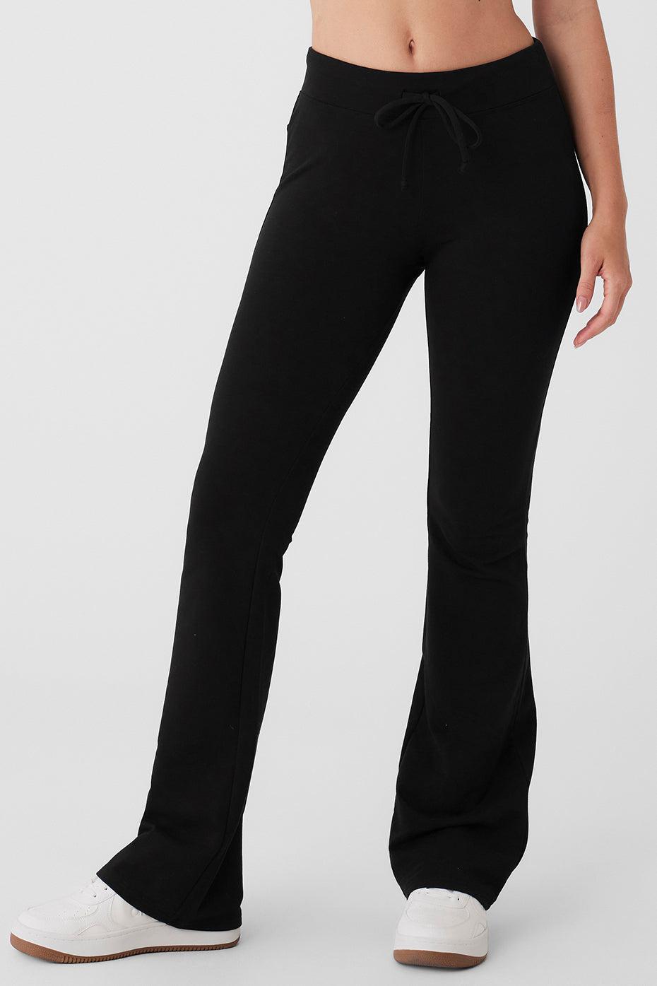 Sway Bootcut Sweatpant - Black - Black / XXS