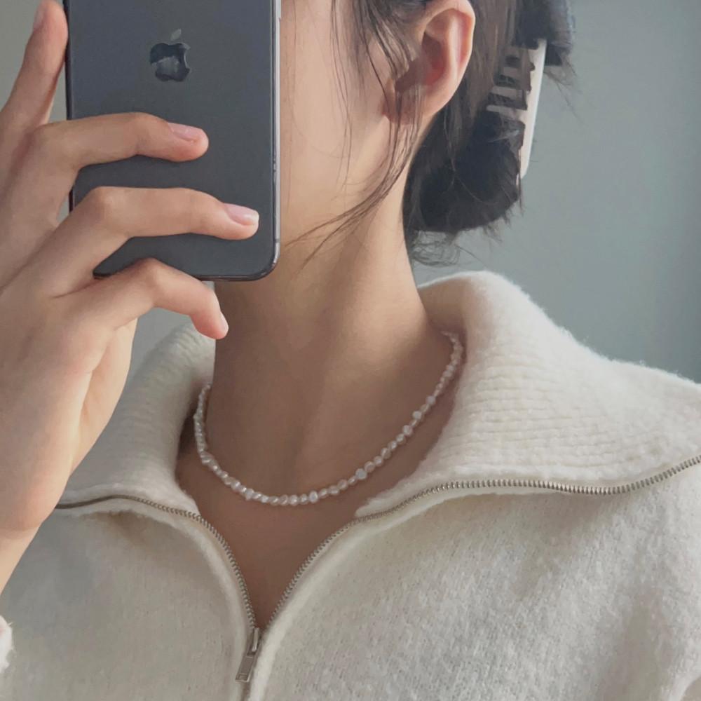 [무배/당일출고] 유기견후원 담수진주목걸이 진주목걸이