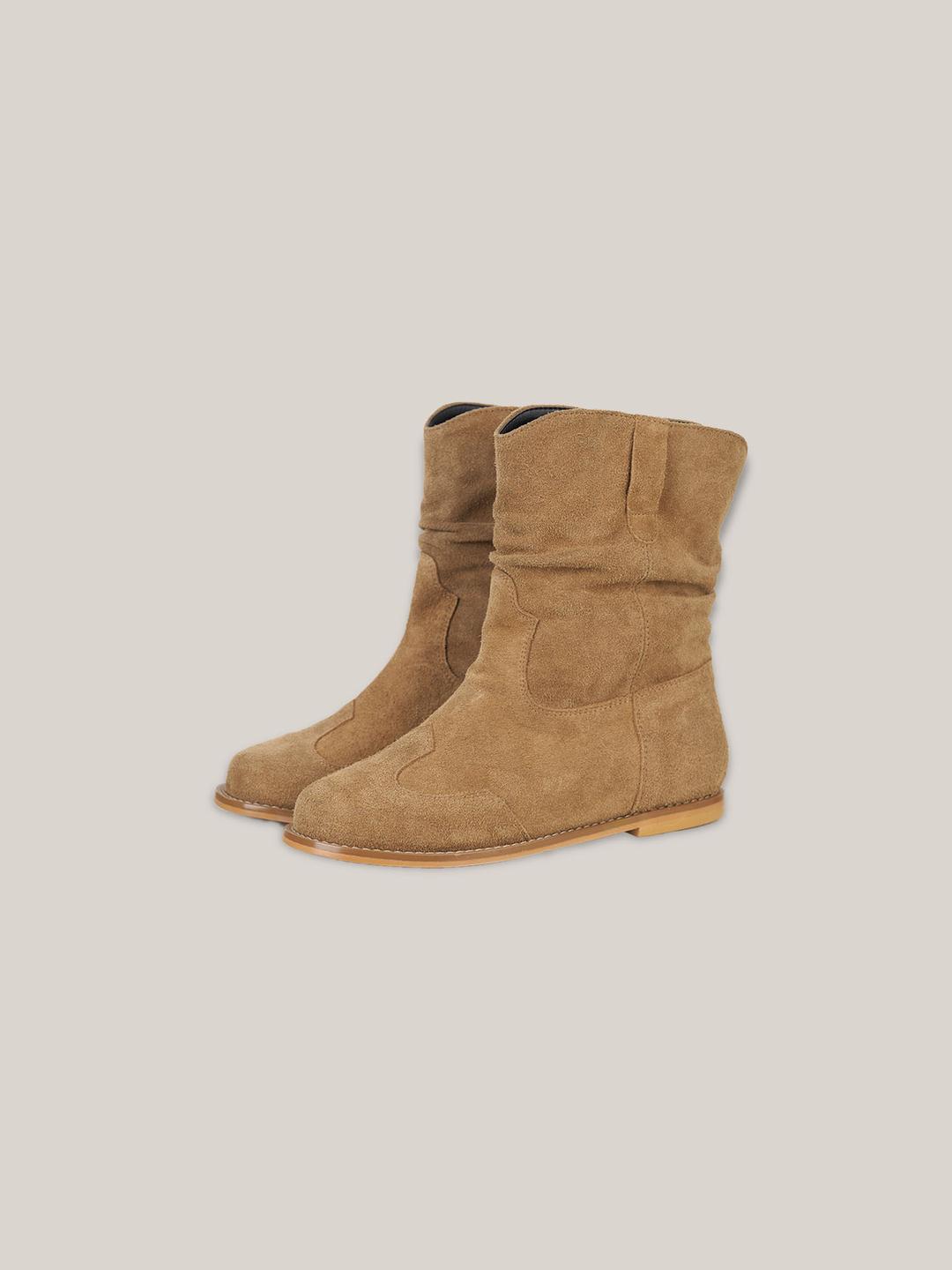 FRENCH MIDDLE BOOTS[ BEIGE ]