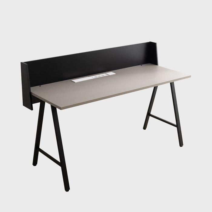 프레일 1500 콘센트형 스크린보드 일자책상