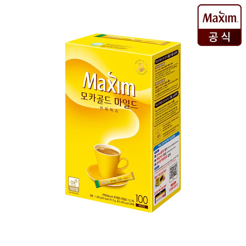 맥심 모카골드 마일드 커피믹스 100개입