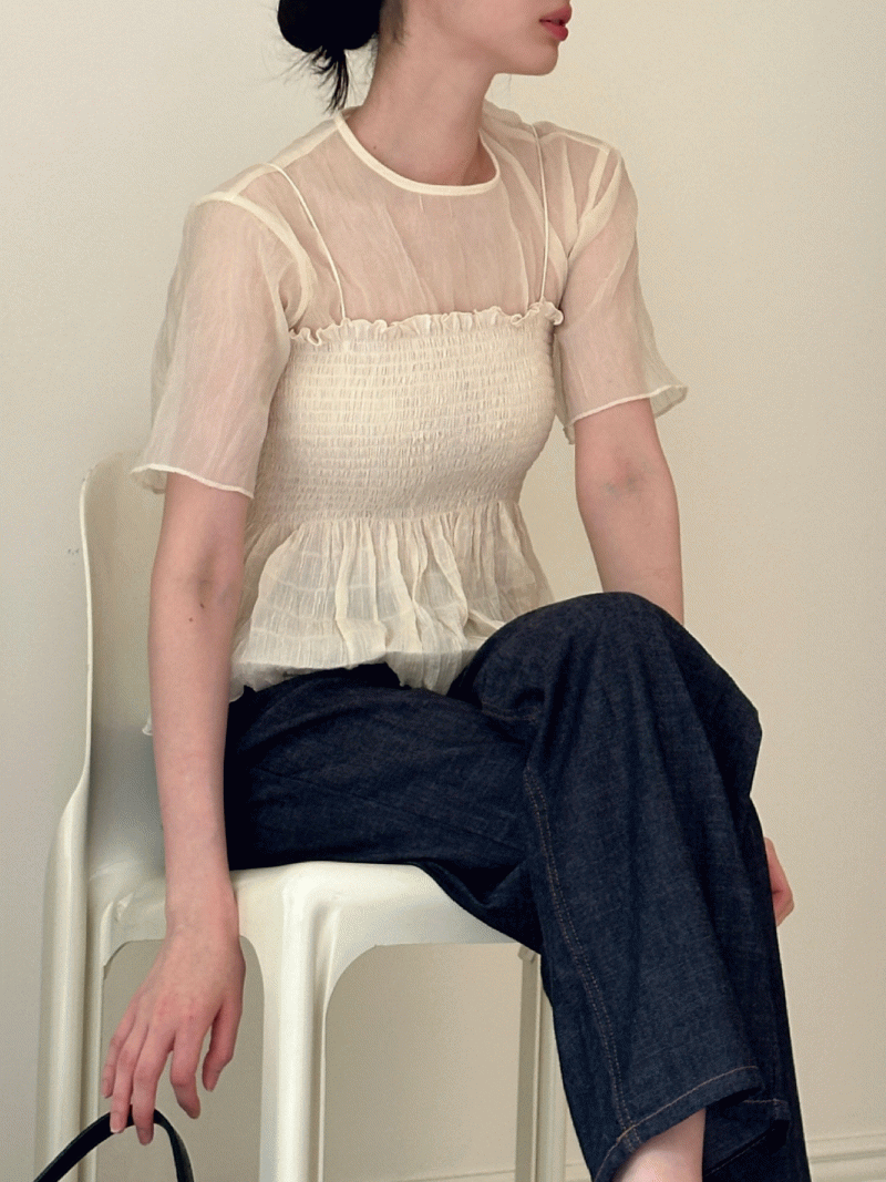 [주문폭주] 라일 bustier bl (2col)