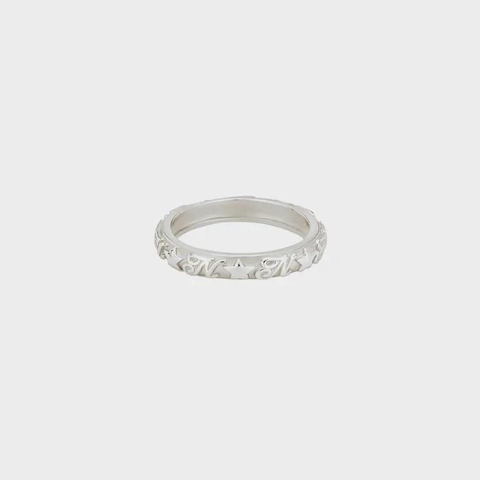 [silver925] star logo ring-silver