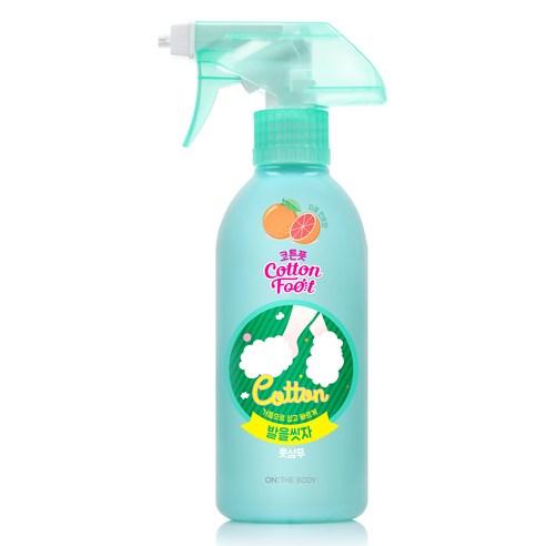 온더바디 발을씻자 코튼 풋샴푸 프레쉬 자몽 민트향, 1개입, 385ml, 1개 - 풋샴푸 | 쿠팡