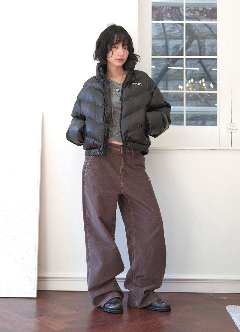 MOSS CORDUORY PANTS / VIOLET BROWN