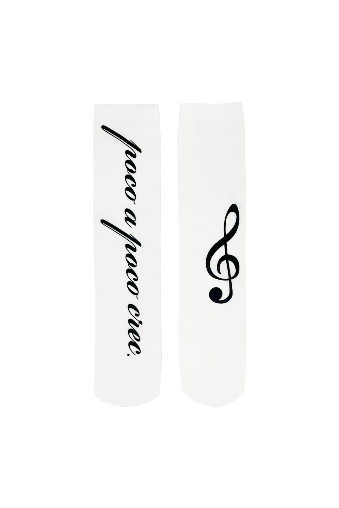 POCO HALF STOCKING (WHITE)