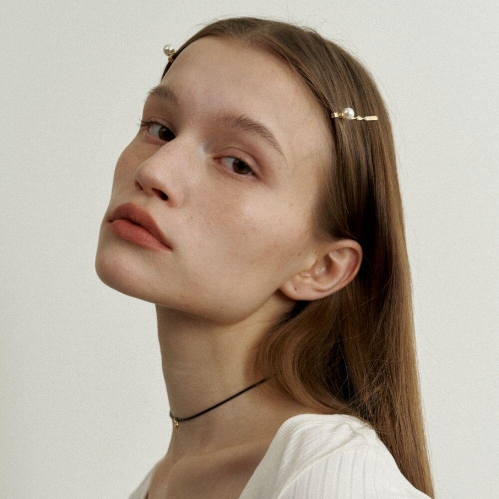 [4 SET] Pearl Twisted Hair Pin