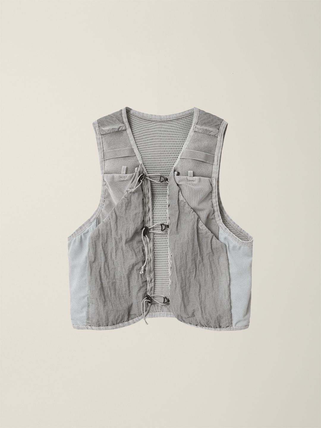 PIGMENT DYED RUNNING VESTSLATE GREY