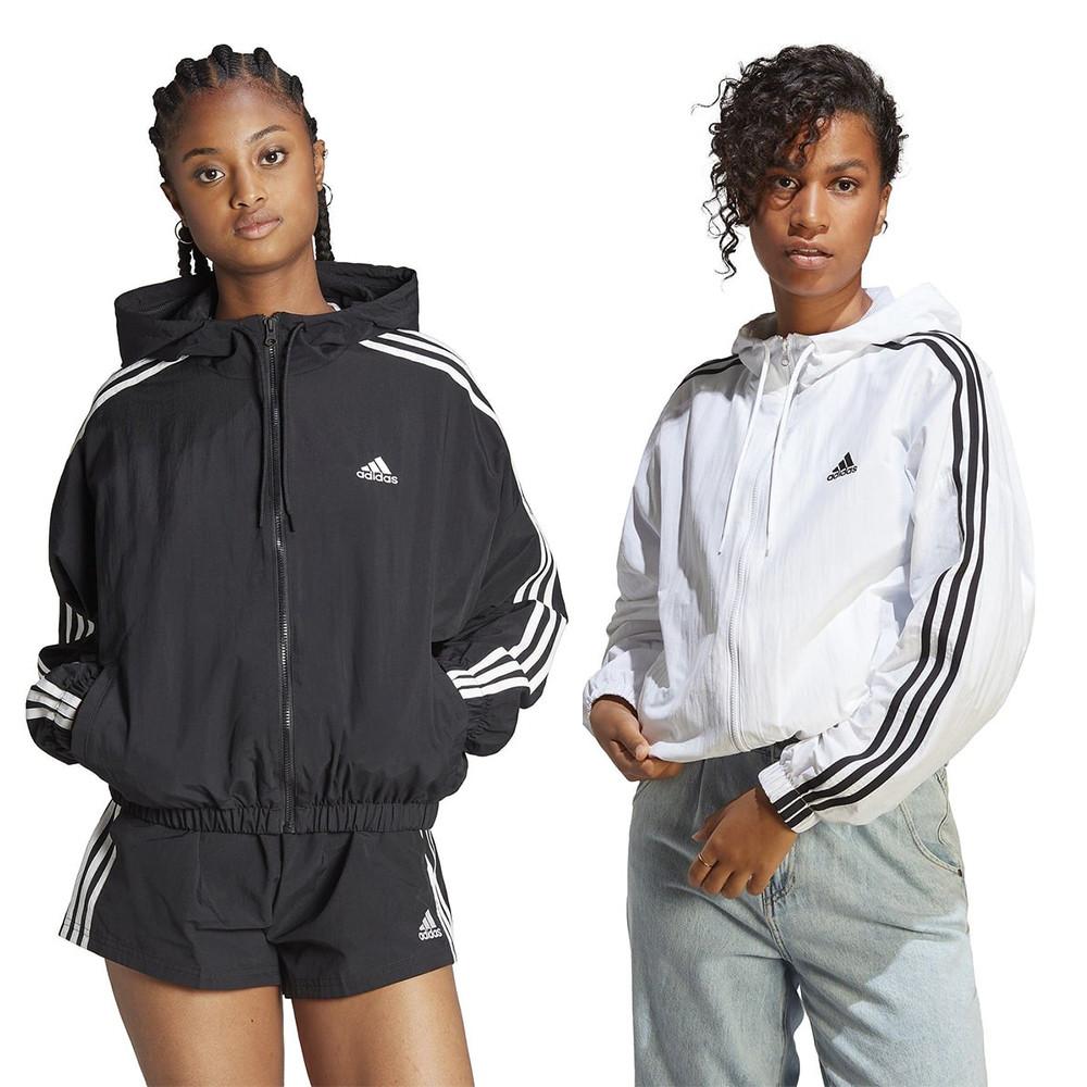 아디다스 에센셜 3S 우븐 윈드브레이커 바람막이 자켓
