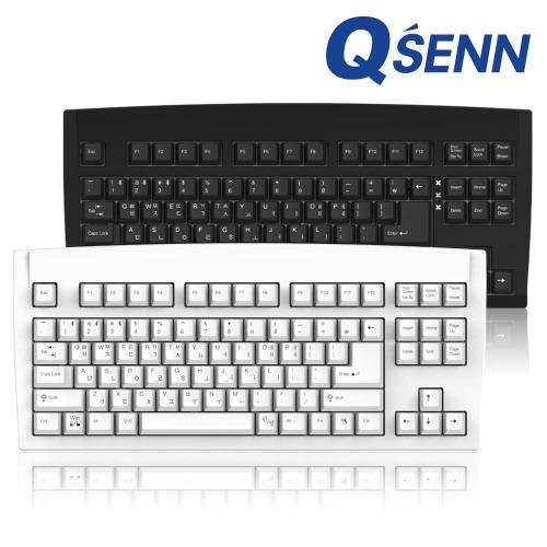 QSENN DT35 89 ABS 풀윤활 가스켓 유무선 기계식 키보드