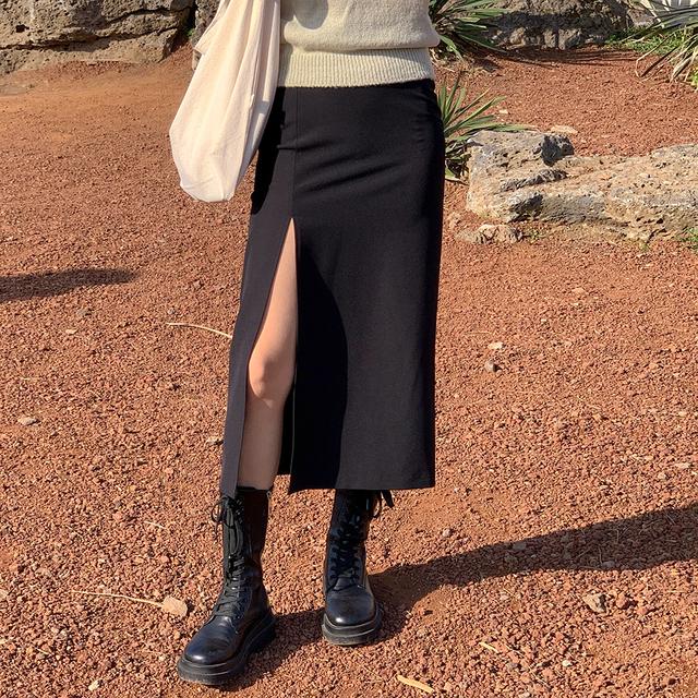 지초이 [jichoi] SS22 CARGO SKIRT PANTS (BLACK) - 위시버킷