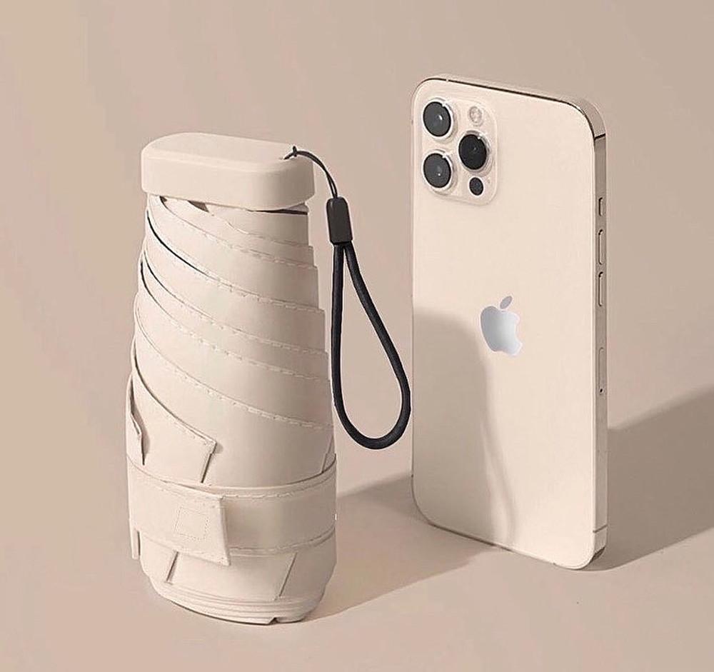 [도매 제작] 가벼운 초소형 초경량 캡슐 예쁜 미니 휴대용 접이식 우산 5단 인쇄 판촉물