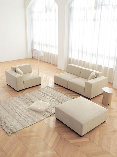 다채움가구 무브먼트 모듈 2인용/3인용/4인용 패브릭소파