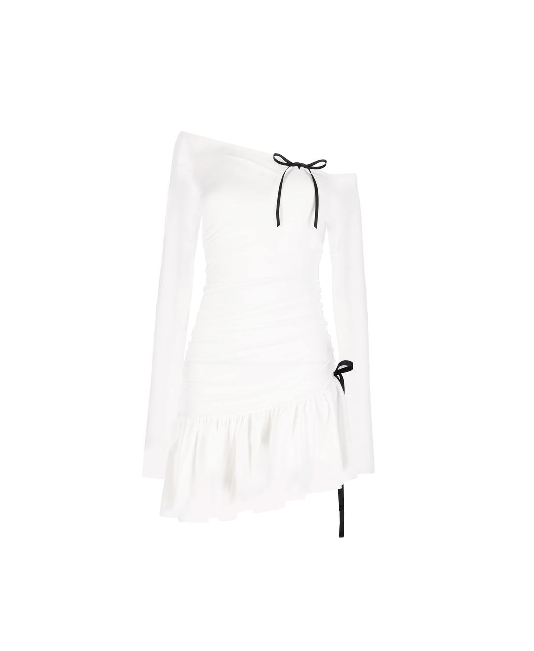 [배송지연/Exclusive] Ribbon drape dress