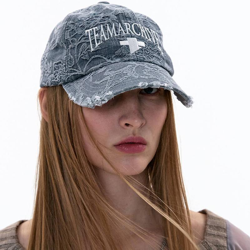 TEAMARCHIVES JACQUARD CAP (DENIM)