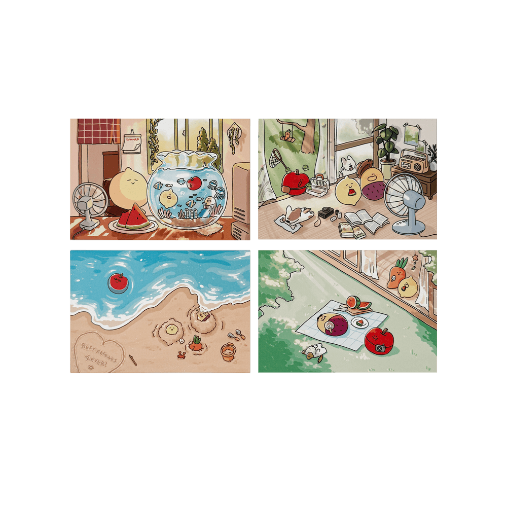 썸머 홀리데이 엽서