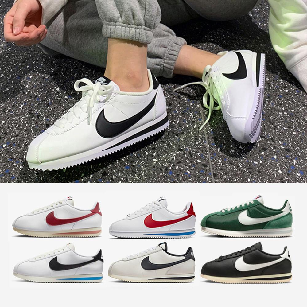 (국내매장판) 나이키 코르테즈 그린 흰검 블랙 레드 네이비 검흰 라일락