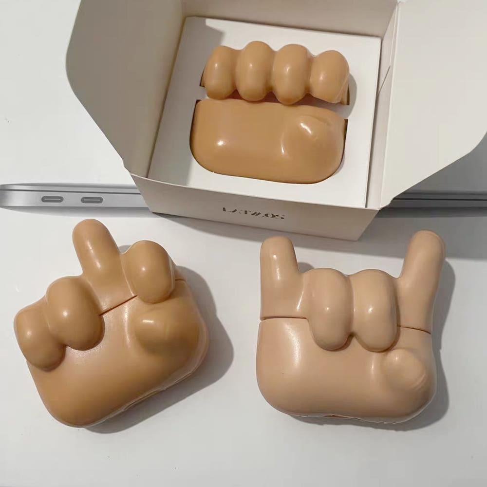 에어팟프로2케이스 손가락 3종 실리콘케이스