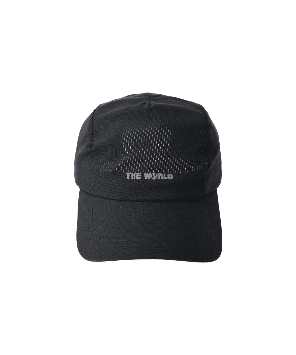 ONE PANNEL LIGHT WEIGHT RUNNING CAP BLACK