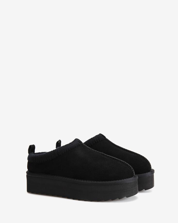 [WOMEN] 컬러스오브캘리포니아 플랫폼 어그 클로그 - 블랙 CBWCF13FFZBLK