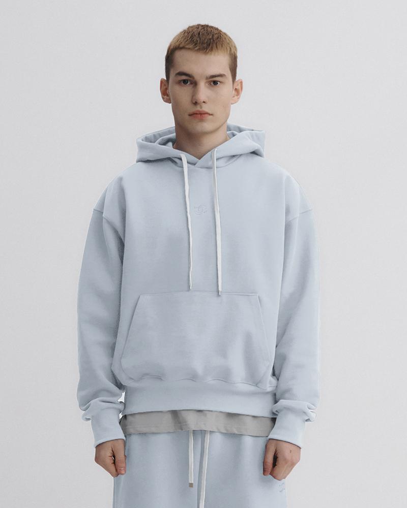 CROP SWAET HOODIE_SKY