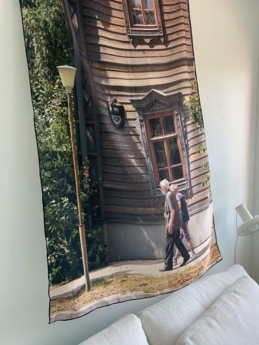 쉬폰 패브릭포스터 04 old couple's walk