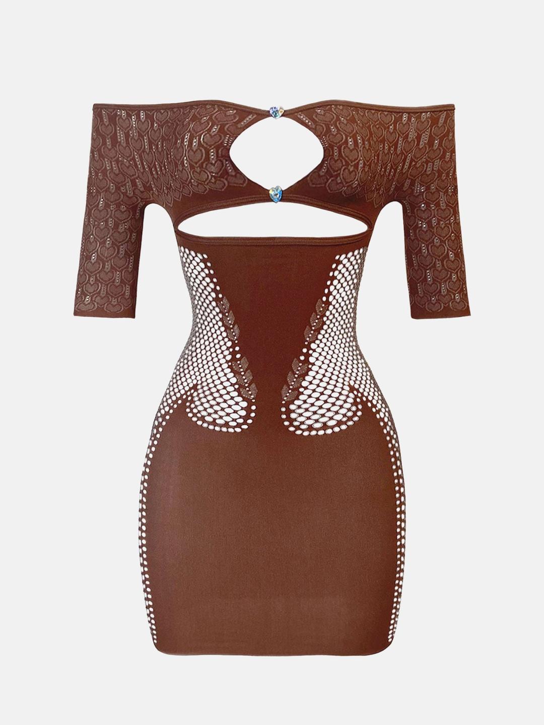 Archer Dress Old Money Brown