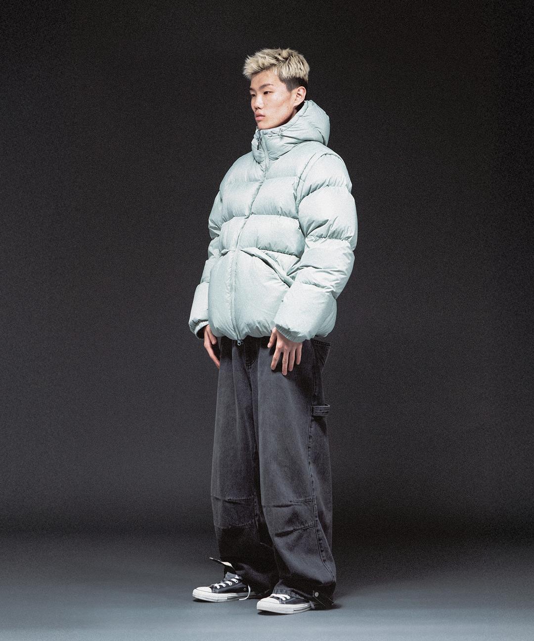 REVERSIBLE PADDED JACKET MINT