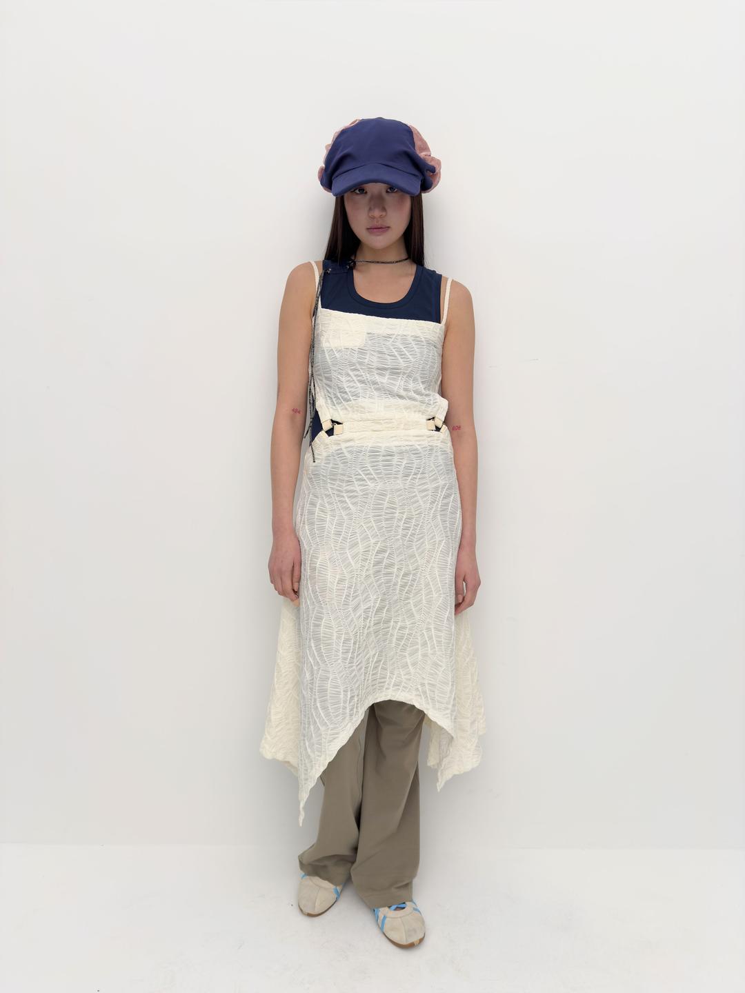 [6/13 예약배송] Carabiner dress Cream