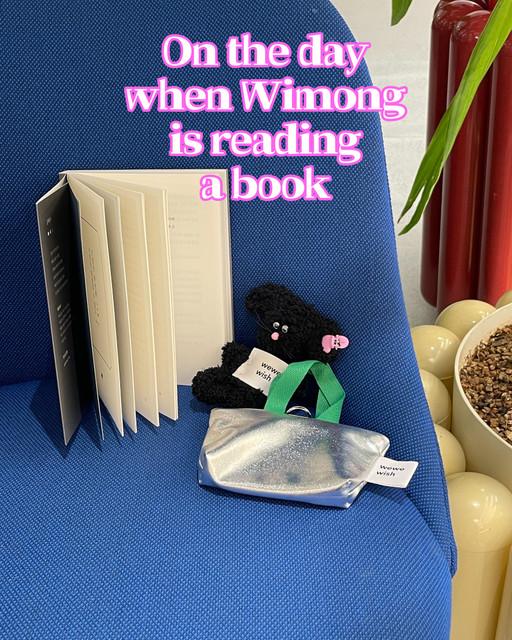 [핸드메이드]위멍이가 책멍하는날 모루인형(책가방포함)