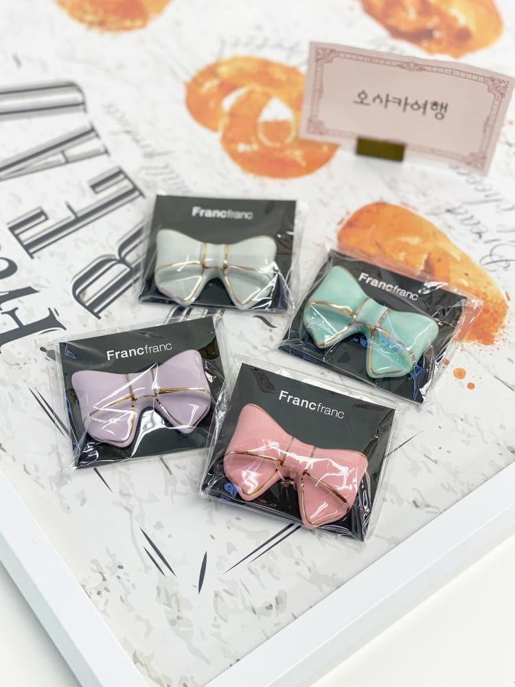 프랑프랑 리본 수저 받침대 4색상 