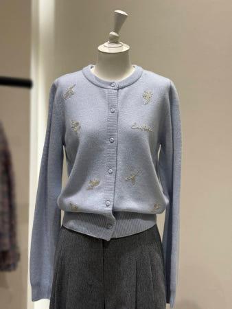 이런 상품 어때요? 듀엘가디건 캐시미어 비딩 자수d254ksl043