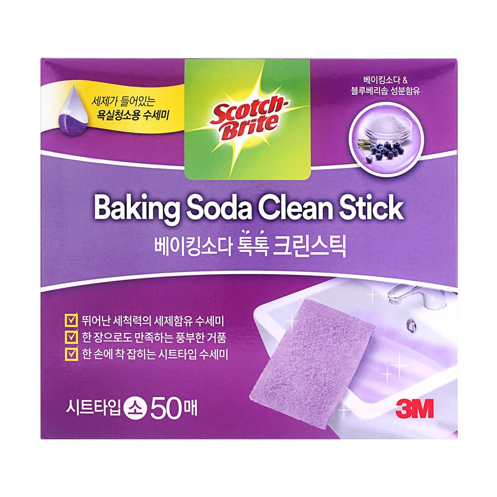 3M 베이킹소다 톡톡 크린스틱 시트타입 소 50매