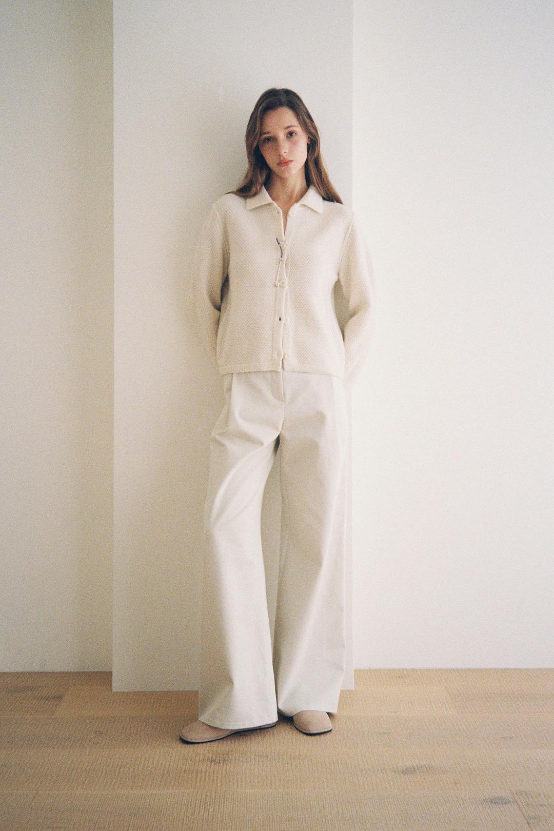 Robert Cotton Pants (ecru)